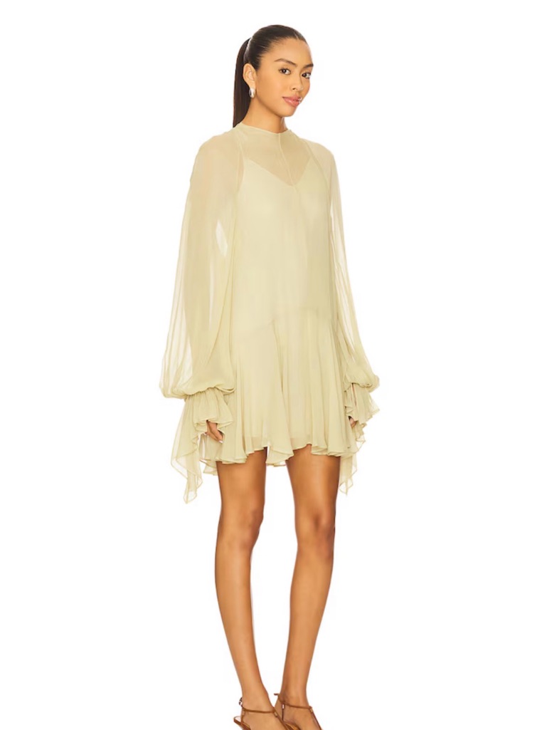 Terran Mini Dress In Sand De La Vali